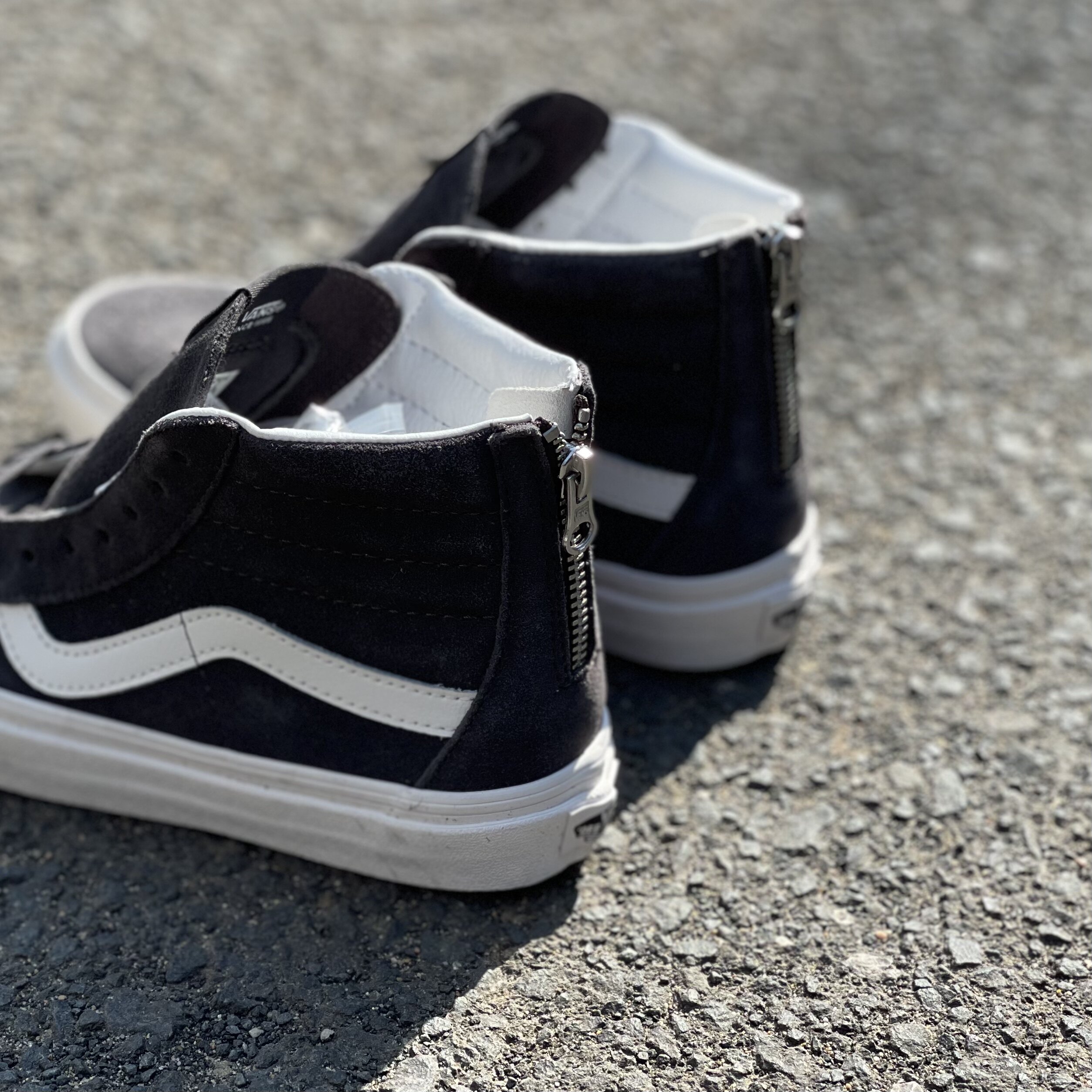 vans范斯sk8hi高帮灰色毛皮zip拉链男鞋女鞋板鞋