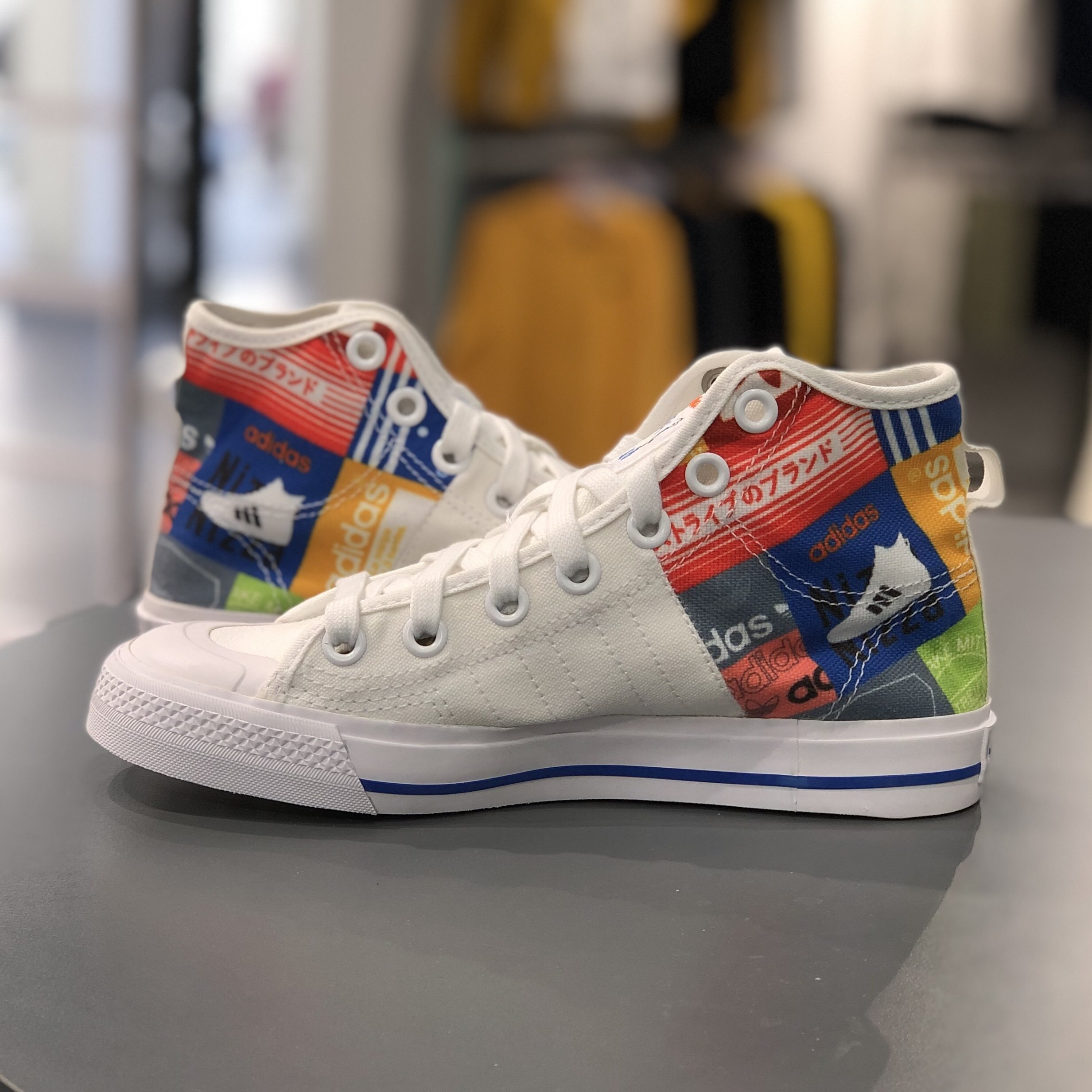 adidas迪达斯三叶草女鞋nizza复古时尚休闲运动鞋帆布布鞋gx2712板鞋