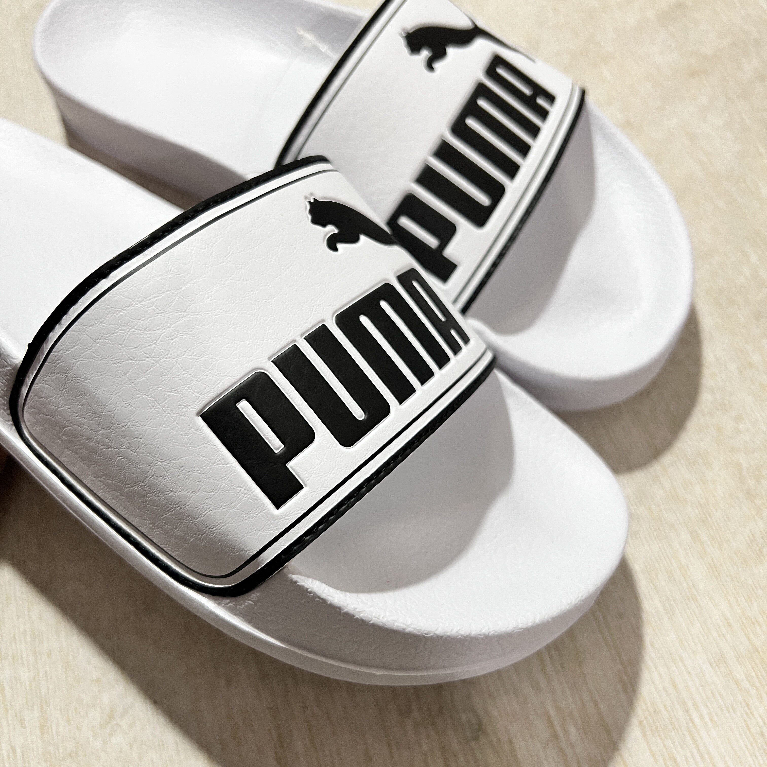 坏蛋puma彪马夏季新款情侣粉色休闲拖鞋运动运动拖鞋