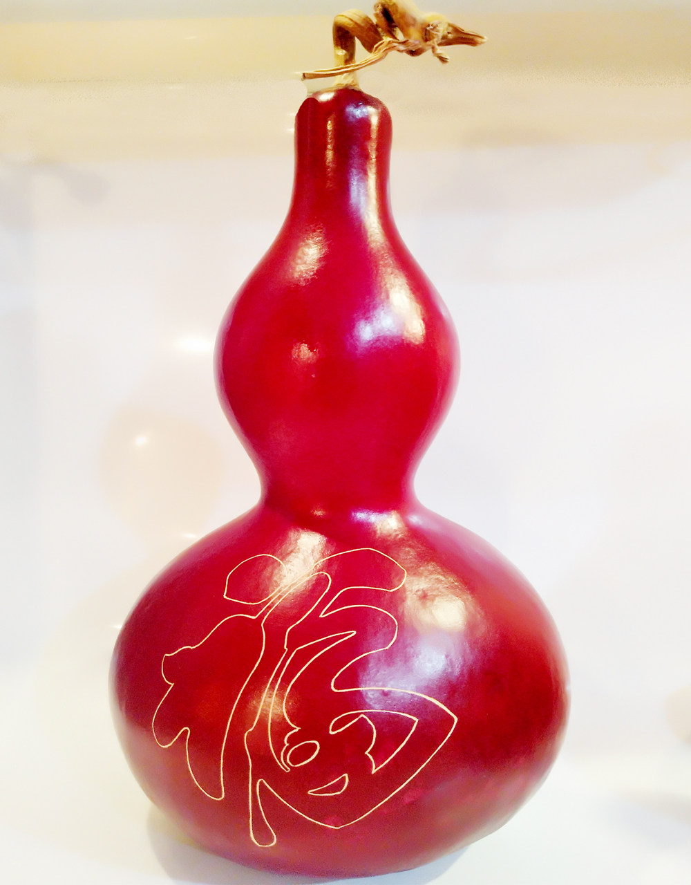 包邮纯天然大葫芦一帆风顺手工雕刻工艺品摆件送礼定制洽川葫芦