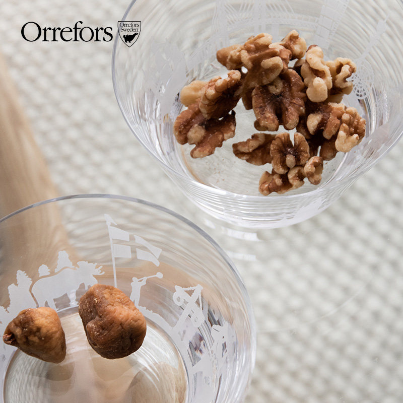 瑞典orreforssweden系列水晶玻璃水果沙拉现货碗