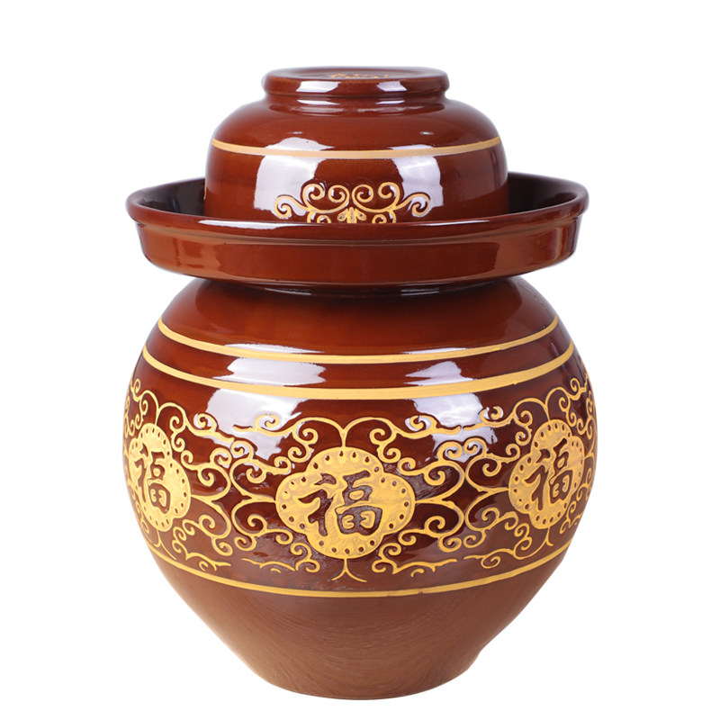 泡菜坛子家用陶瓷腌菜坛腌咸菜酸菜腌蛋缸泡密封罐