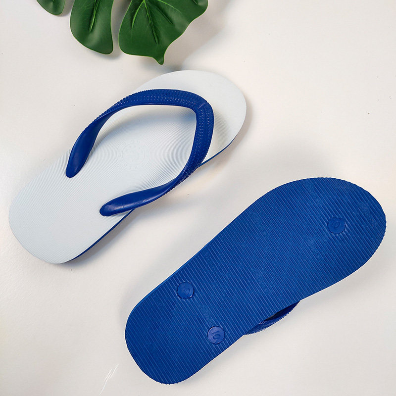 福建夹脚莆田人字拖桂马牌 闽南复古蓝老式色人字拖耐穿橡胶拖鞋