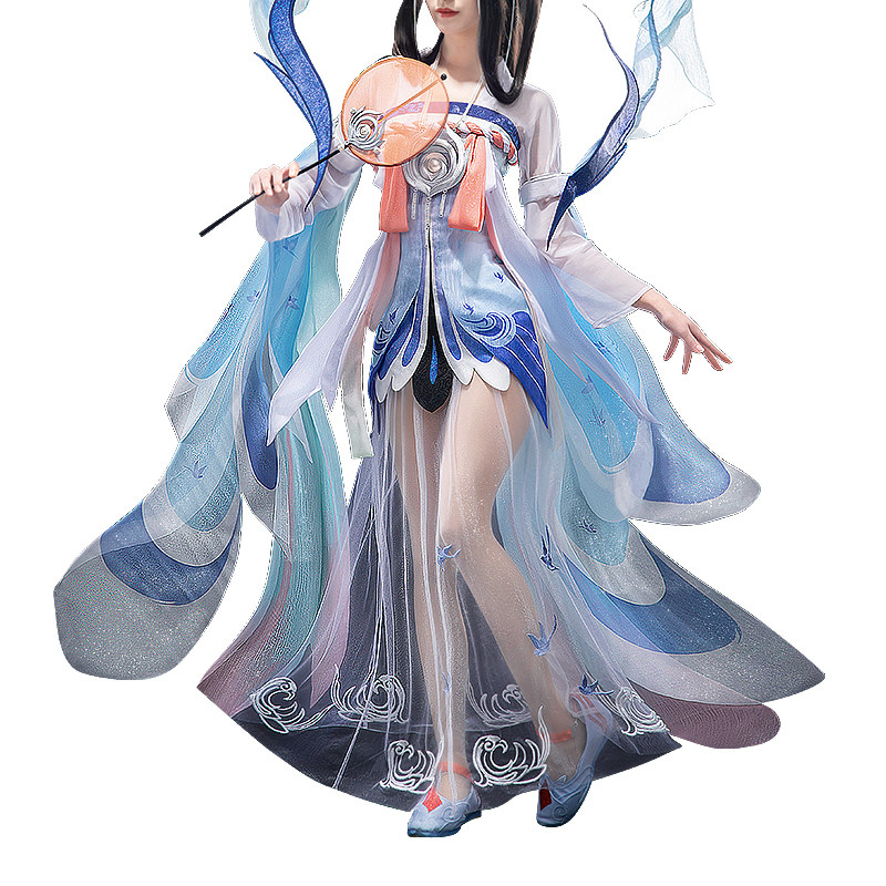 喵屋小铺王者荣耀嫦娥如梦令cos服动漫古装cospaly女装衣服套装