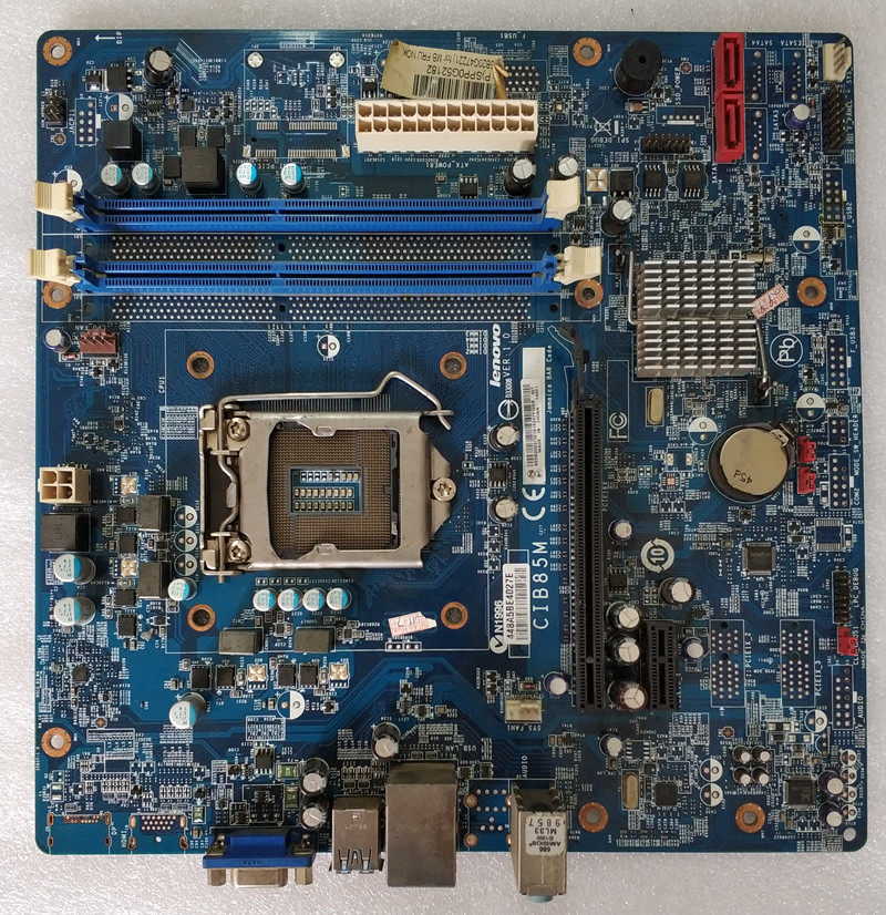 前置联想cib85mb851150针cpu主板不带usb音频主板