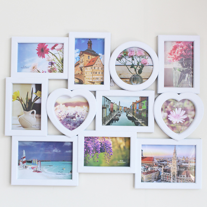 挂墙影楼6寸照片儿童卧室连体客厅相框