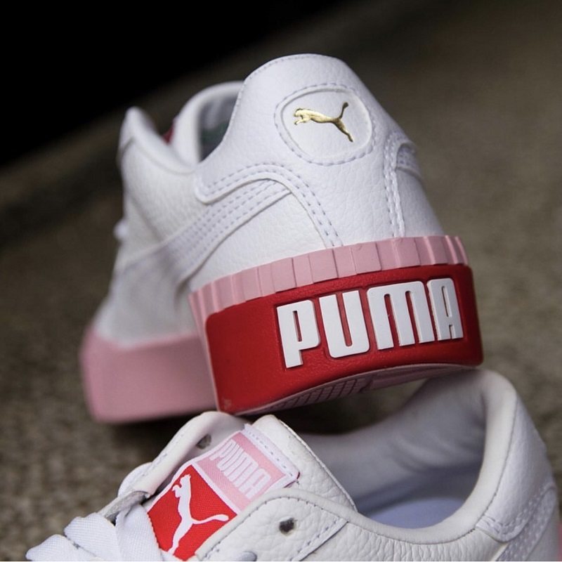 puma彪马cali网红白粉拼接厚底增高小白鞋板鞋运动休闲鞋