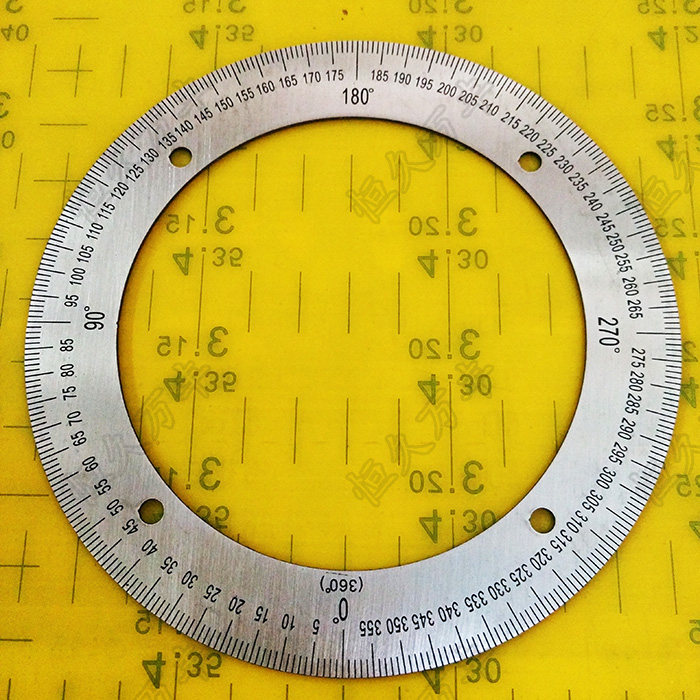 刻度盘 360度刻度盘 刻度盘手轮 固定刻度盘 刻度表130#92#1