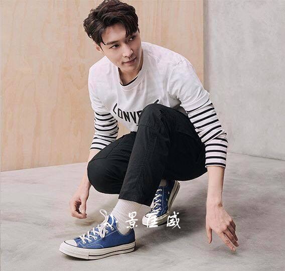 匡威converse1970s三星星标海军蓝高帮低151226162064c162055c帆布鞋