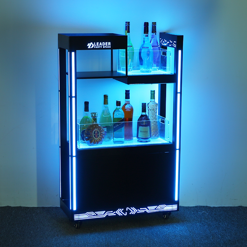 酒架佐辉发光酒柜酒吧红酒洋酒展示柜ktv香槟酒架