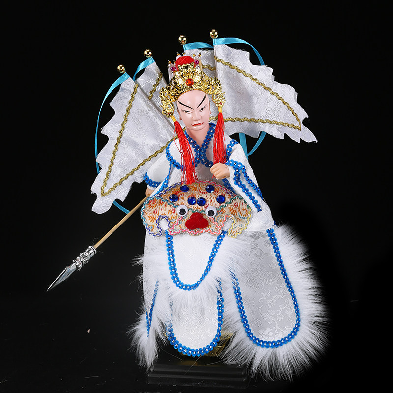 关平将军武生三国演义非物质文化遗产掌中木偶表演手偶木偶