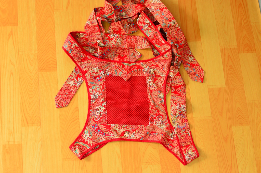 广东传统老式宝宝纯棉四爪背带前后后背夏季背带