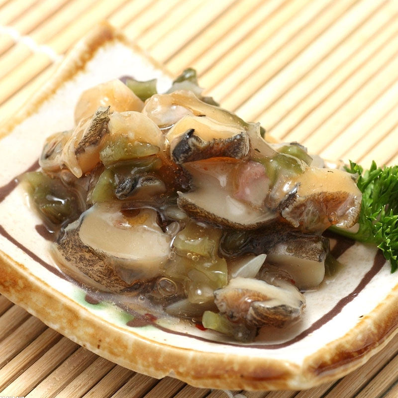 芥末海螺片 冷冻500g盒海鲜贝类制品刺身料理即食北京满额闪送商品