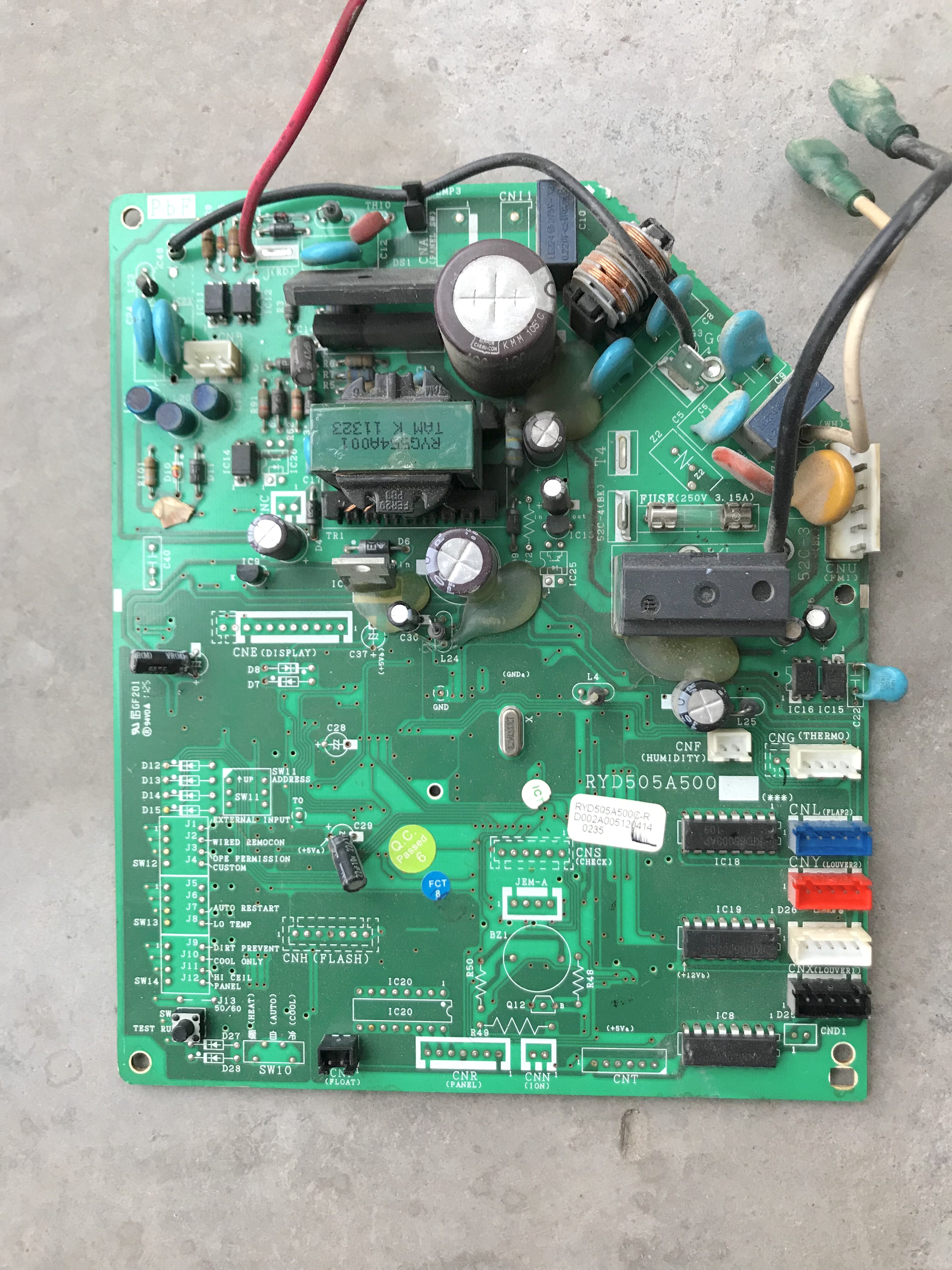 三菱重工空调配件原装内机主板线路电脑ryd505a500pcb电路板