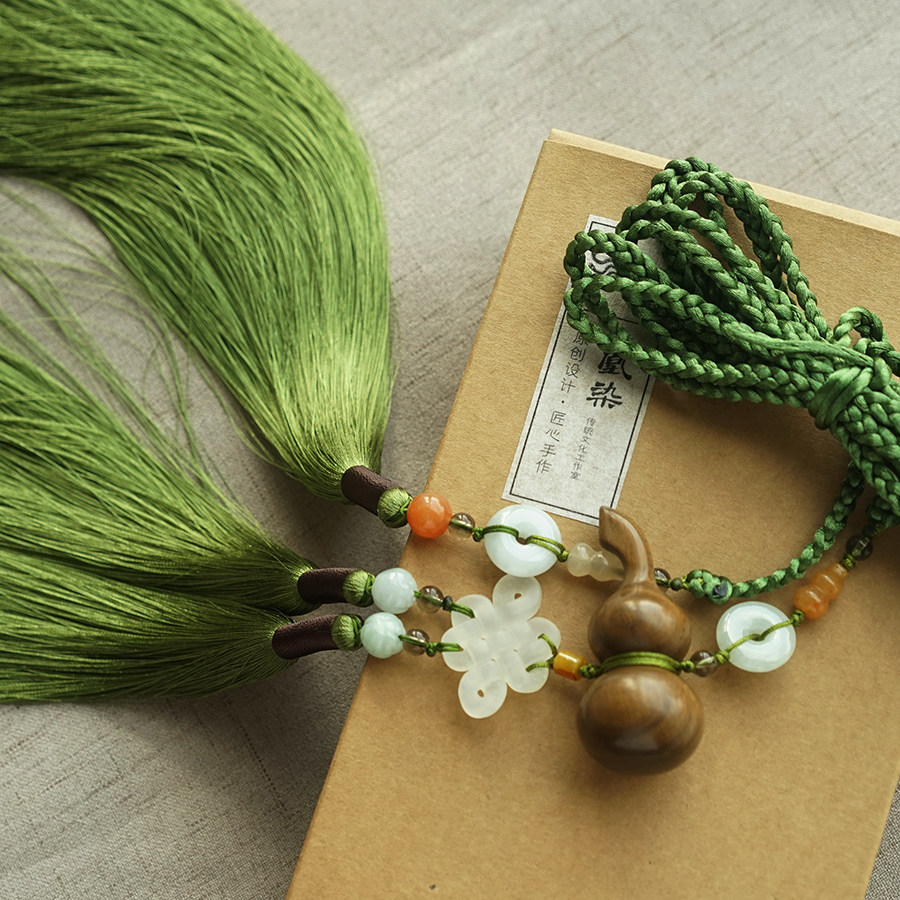 长衫长流玉佩绳带涤腰宫绦葫芦道袍凰染配饰其它首饰