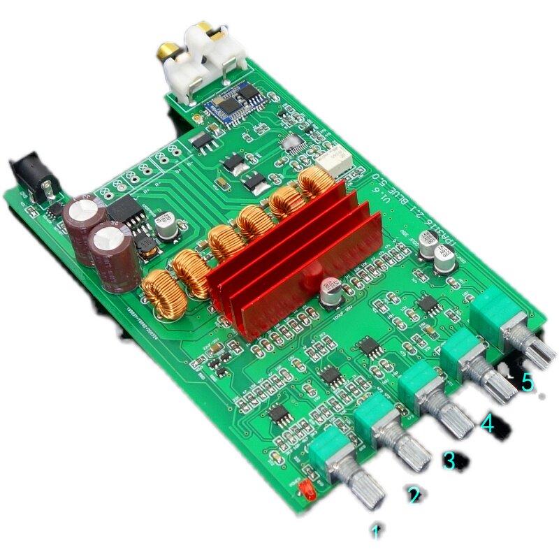 高端音响模块数字功放低音炮美国高通蓝牙aptx功放板