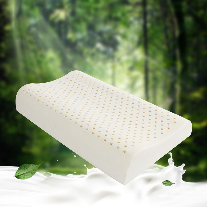 泰国新款潘帕拉乳胶枕头缓解颈椎压力增强睡眠促进肩颈血液循环