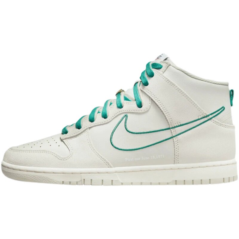 体育nikedunkhigh白绿金扣高帮滑板dh0960001板鞋