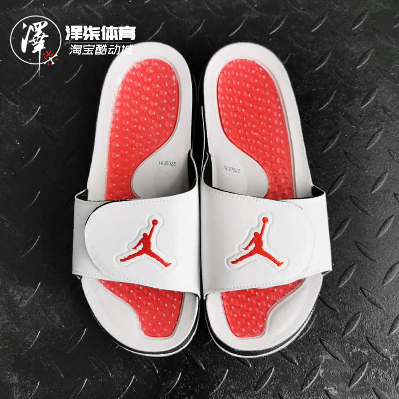 泽柒电母贴凉魔术拖鞋运动air黄电母aj4jordan运动拖鞋