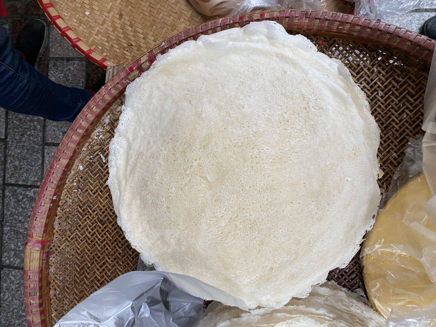 东阳特产手工麦锅皮春卷皮润饼春饼糖葱薄饼其他食品