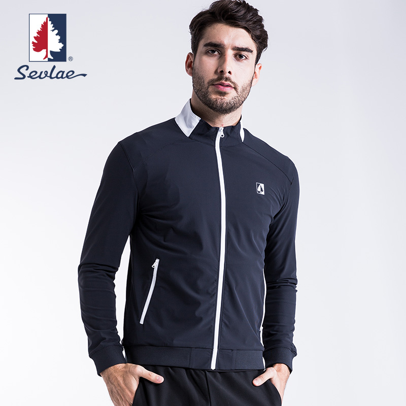 圣弗莱春秋薄款运动夹克外套男女修身跑步速干衣长袖针织开衫秋装