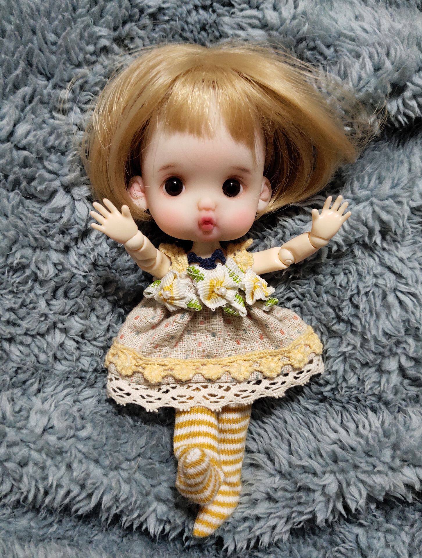 hobgoblin手工捏娃ob11黏土娃可爱嘟嘴娃私人订制改娃bjd娃娃