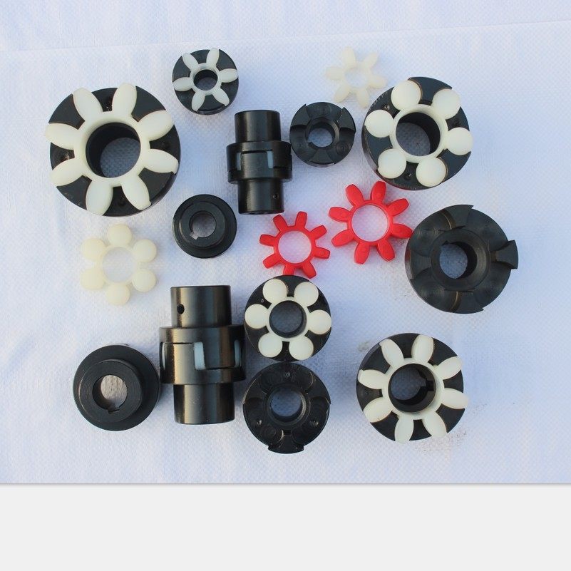 ml弹性缓冲垫梅花联轴器xl星型联轴器大扭矩传动连轴器带键槽钢件