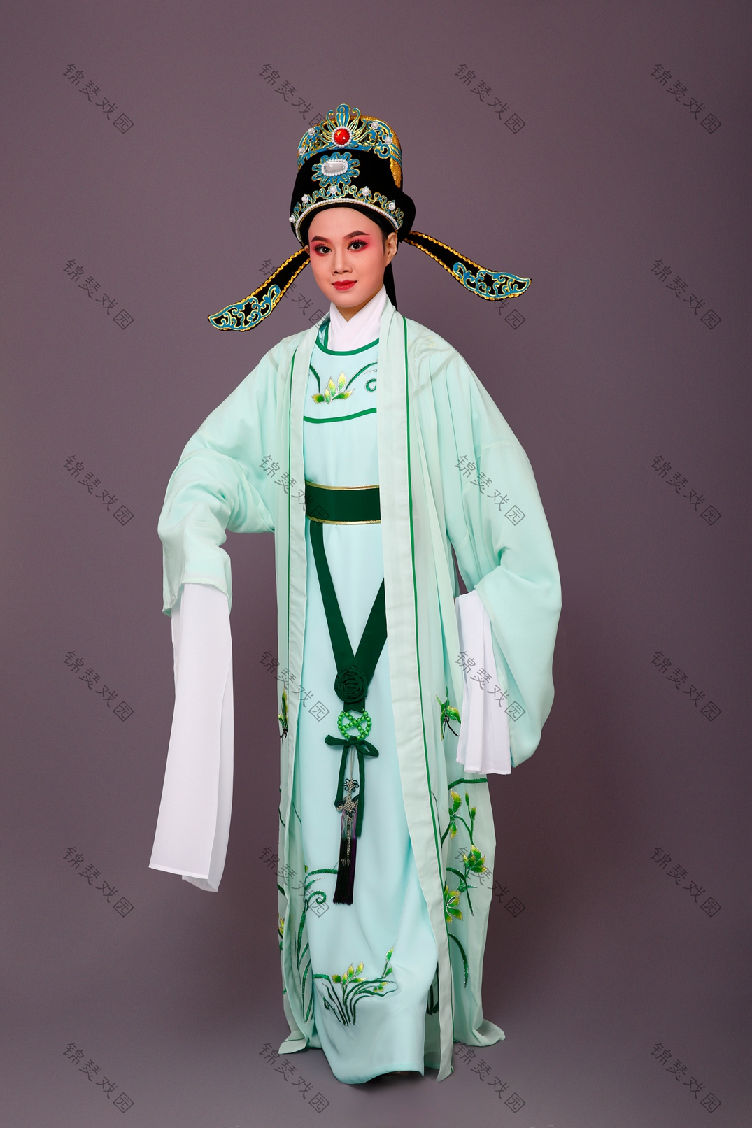 小生件套越剧兰花戏曲戏剧服装民族服装