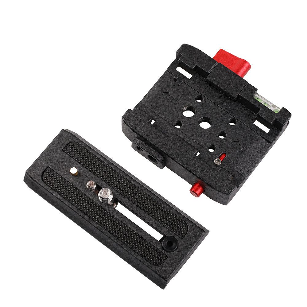 适用曼富图p200快装三脚架米泊云台快拆相机底座快装板