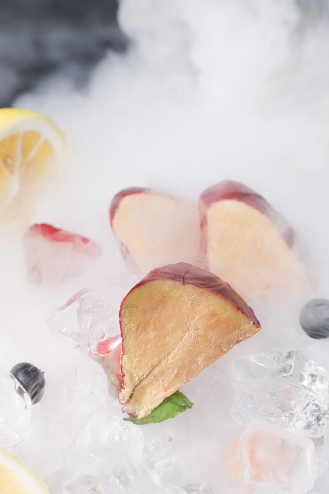 包邮秒2斤国产圣罗捷开袋即食红酒蓝莓鹅肝牛排