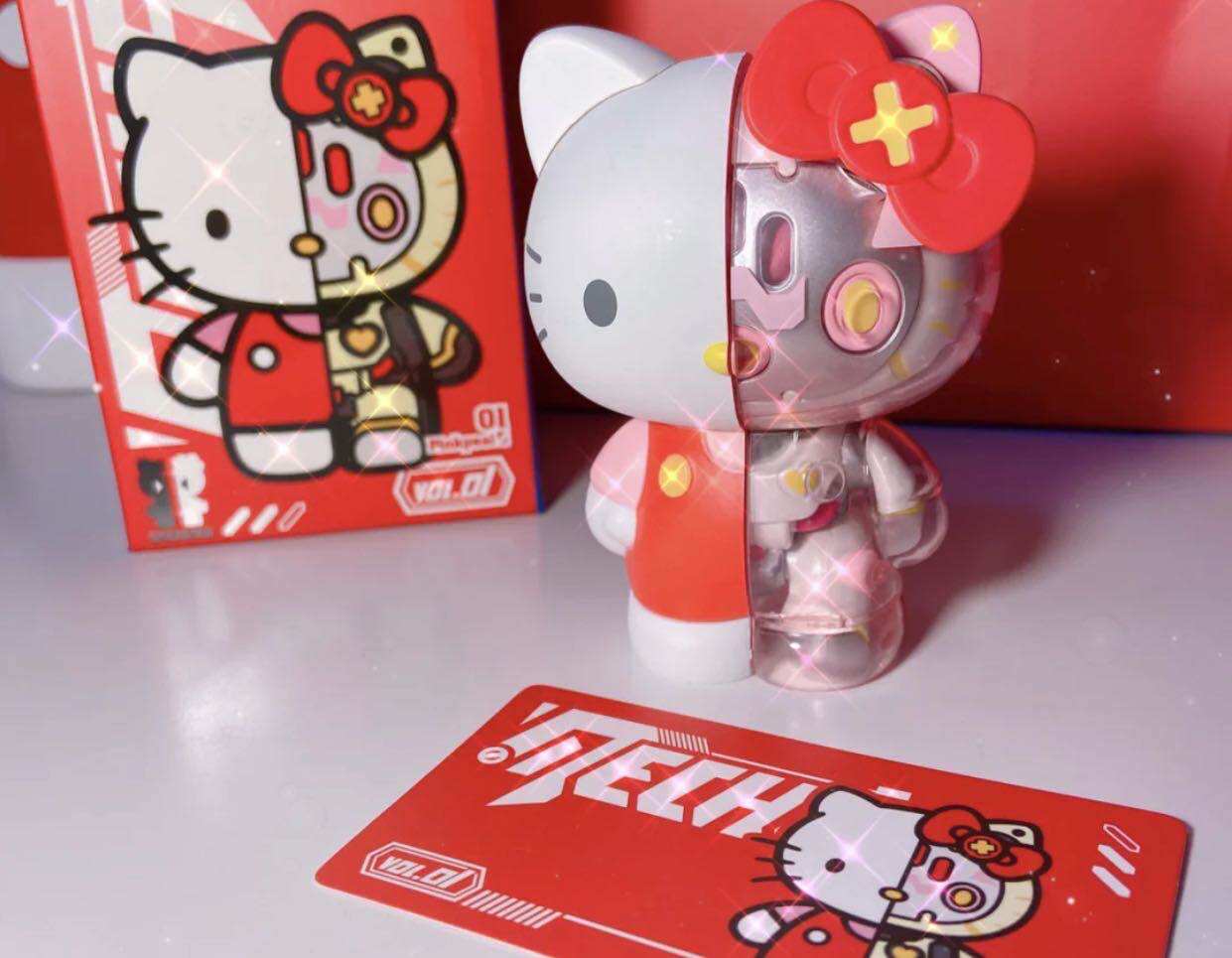 mechahellokitty机械凯蒂猫一代盲盒确认隐藏现货潮玩盲盒
