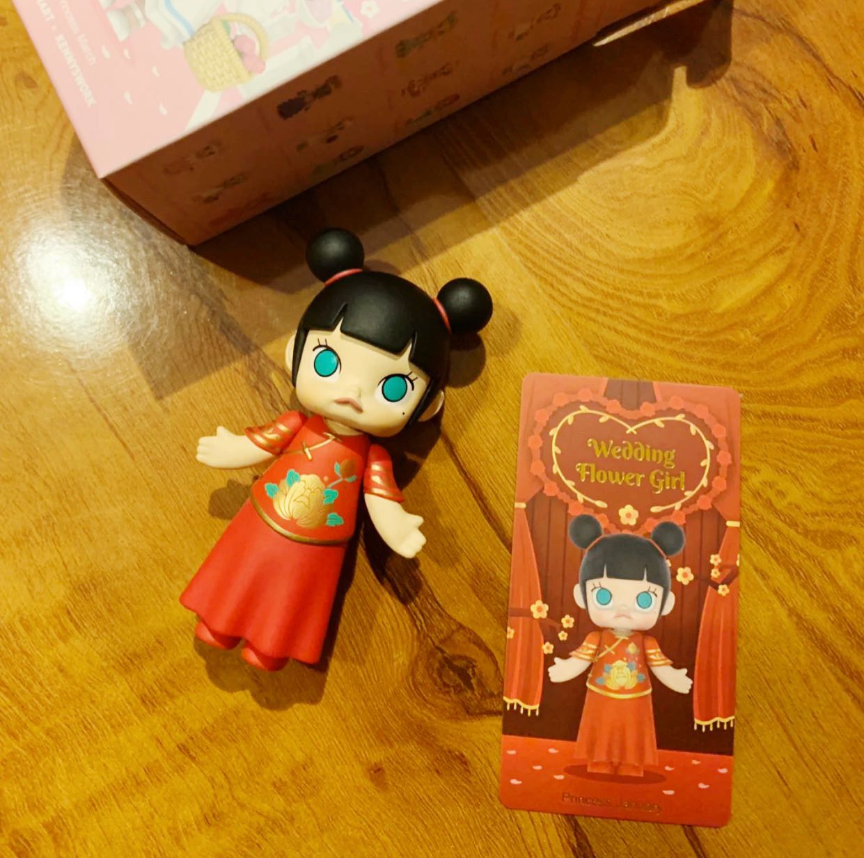 popmart泡泡玛特molly婚礼花童系列盲盒手办一月公主潮玩盲盒