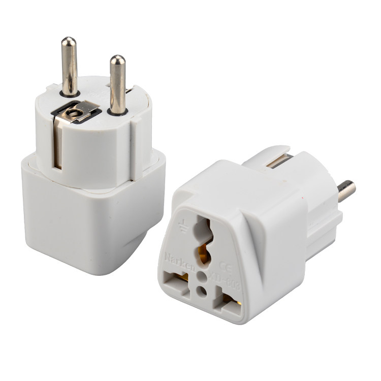 俄罗斯泰国越南巴厘印尼欧式圆形圆头插座旅游转换插头