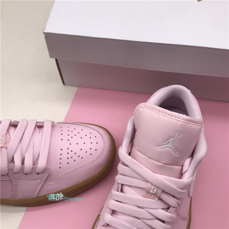 airjordanaj1low粉红棕底低帮运动休闲潮流板鞋篮球鞋
