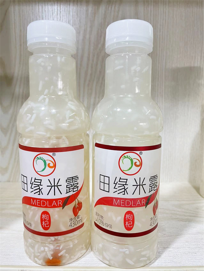 醪糟米露饮品田缘米露蜂蜜米露枸杞米露430ml15瓶