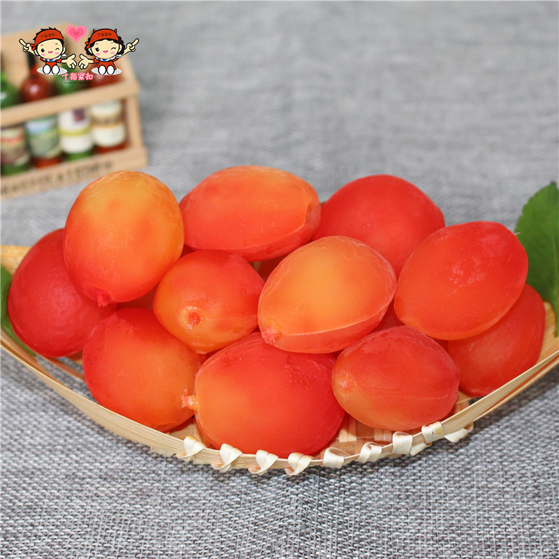 金西梅网红红桃水晶500g罐装蜜饯休闲零食果脯桃干