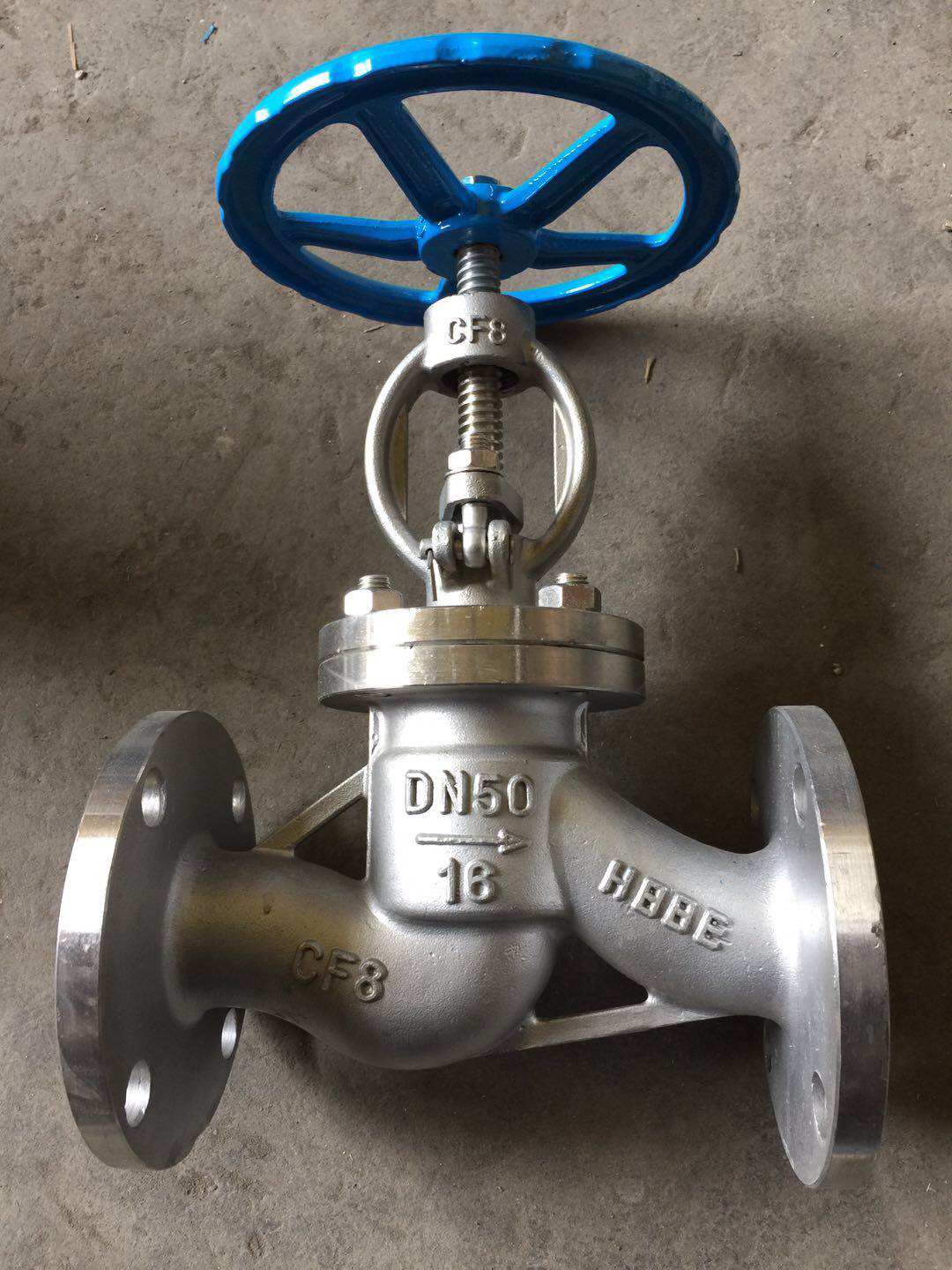 截止阀不锈钢法兰dn50dn80j41w16p截止阀