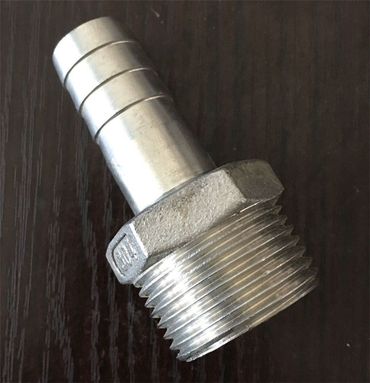 接头不锈钢六角宝塔软管皮管直接格林竹节水管接头