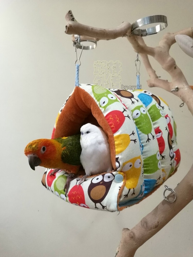 店主推荐搭扣加厚棉布玄凤牡丹鹦鹉鸟窝保暖其他