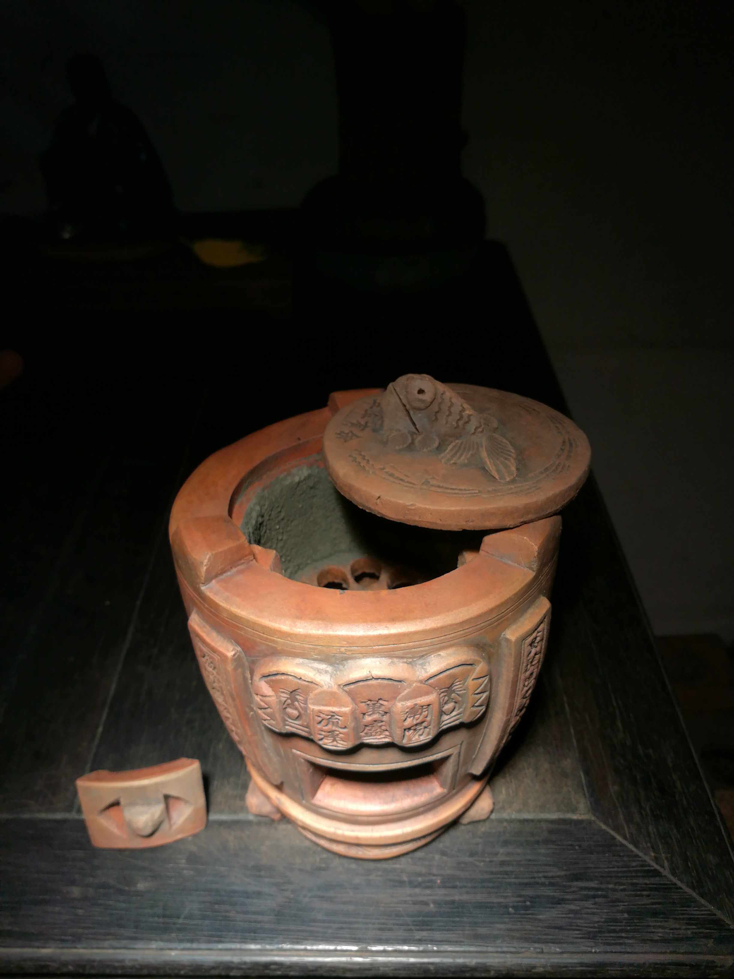 红泥火炉老式炭炉陶器泥炉手工风炉文房茶道茶道
