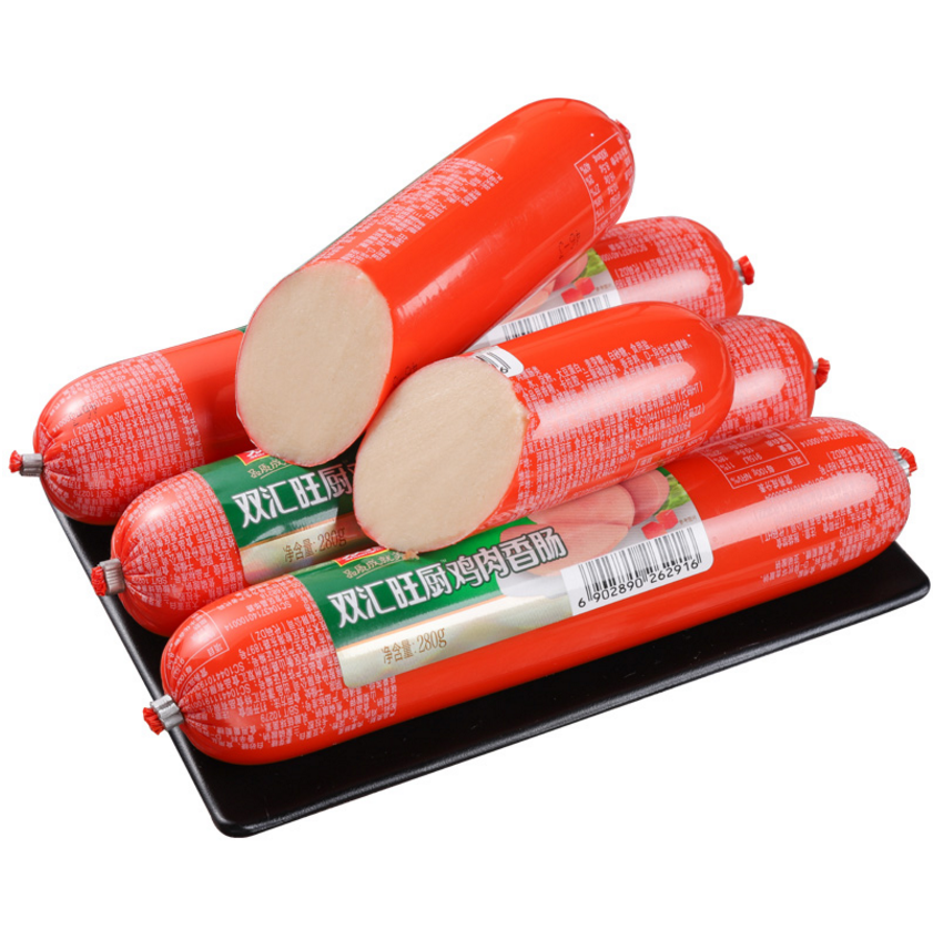 双汇旺厨鸡肉香肠280g早餐即食油炸烧烤泡面包装即食肠类