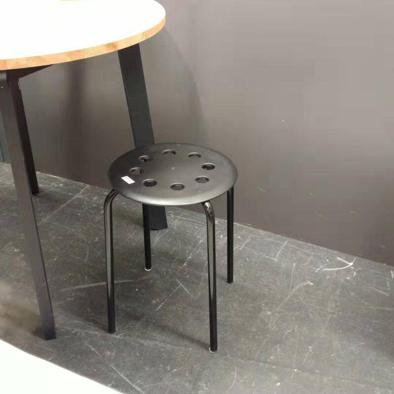 ikea玛留斯凳家用彩色圆凳可摞餐凳子工作待客换鞋凳宜家国内代购