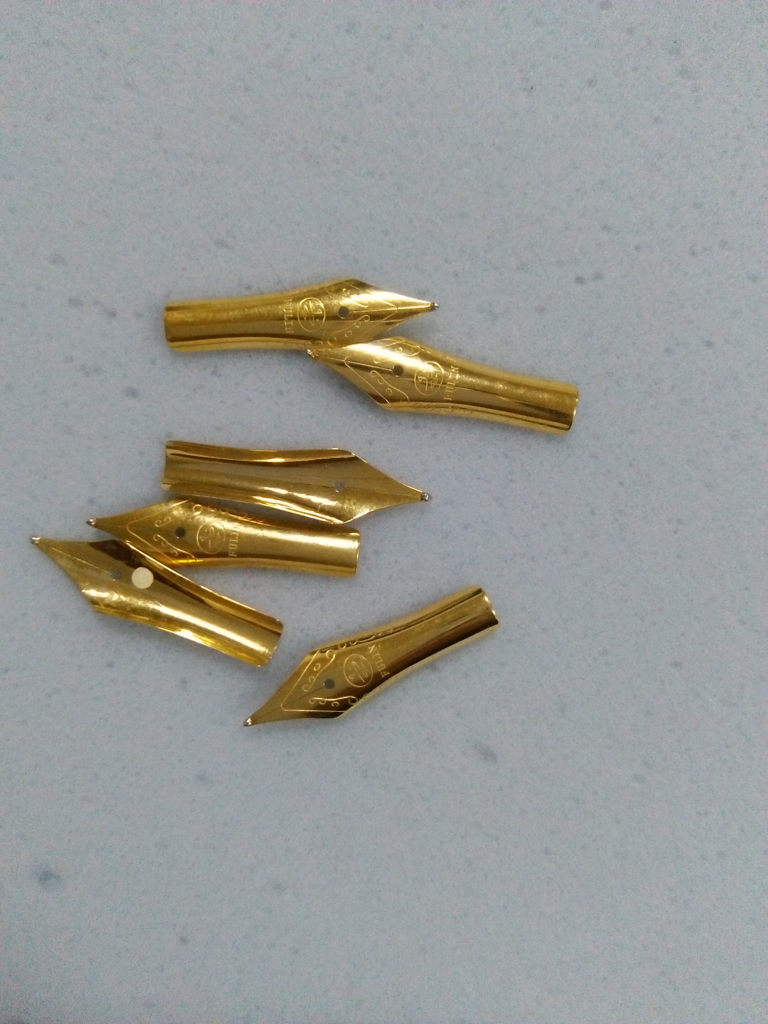 打磨2019最大铱粒特制手工书法尖未笔尖钢笔尖钢笔