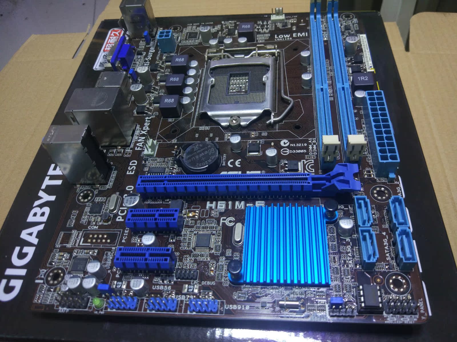 asus/华硕h61me1155针ddr3支持i3i5i7cpu32nm22nm处理器