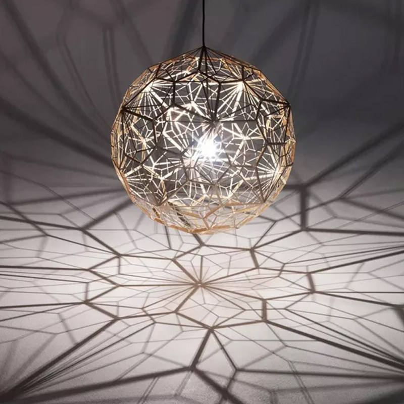 吊灯个性创意圆球球形设计师简约多边形客厅卧室餐厅吊灯