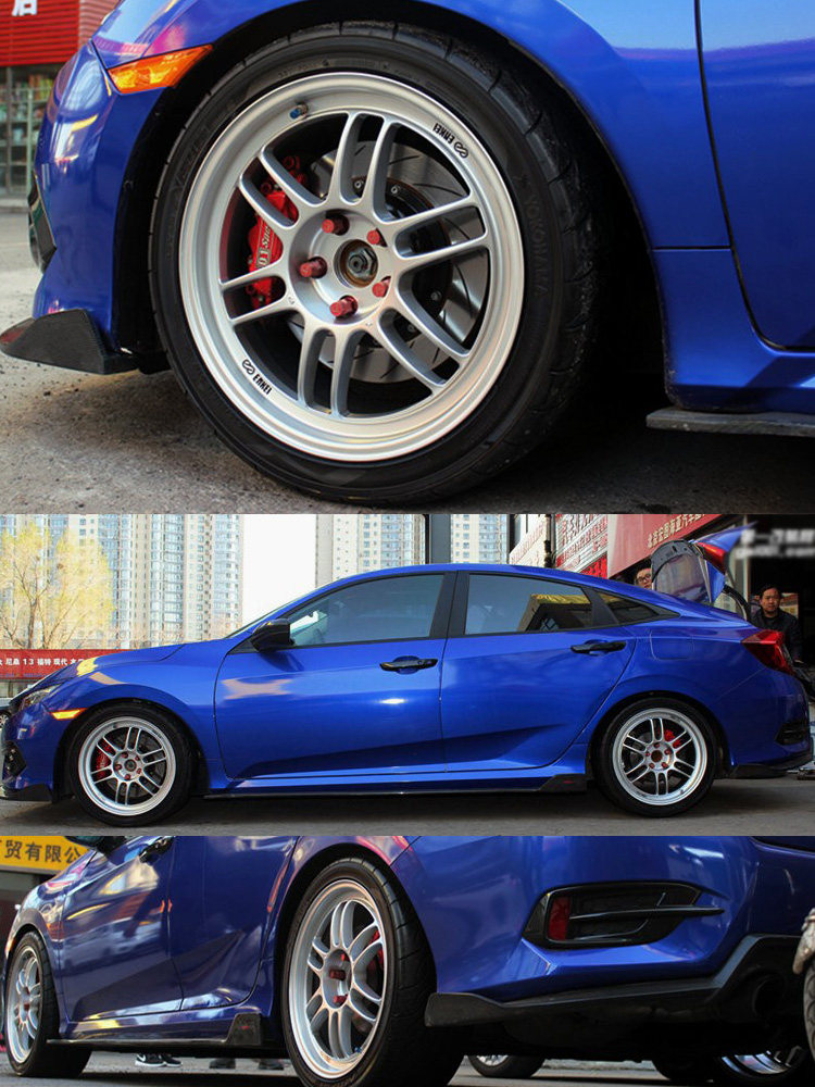 rpf1改装抛边18寸翼神威驰骐达雅阁思域brz轮毂