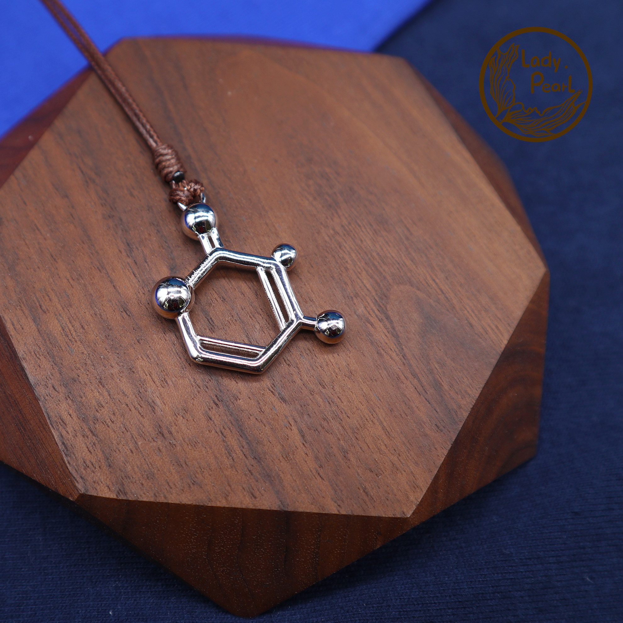 ladypearl嘧啶分子式项链cytosine理科生医学生的浪漫项链