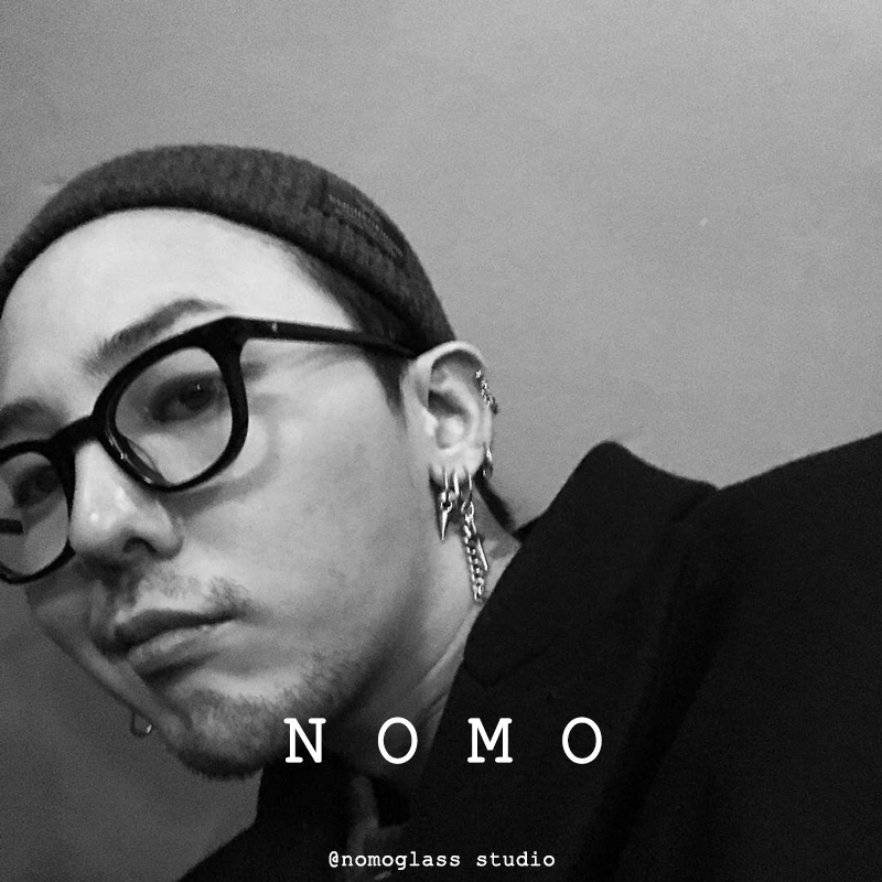 眼镜gd权志龙同款黑框蓝光镜片男潮ins复古眼镜架