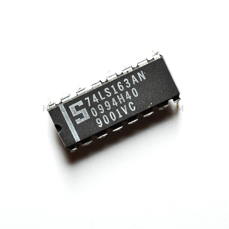 sn74ls163an74ls163四位二进制同步清除计数器dip16集成电路ic