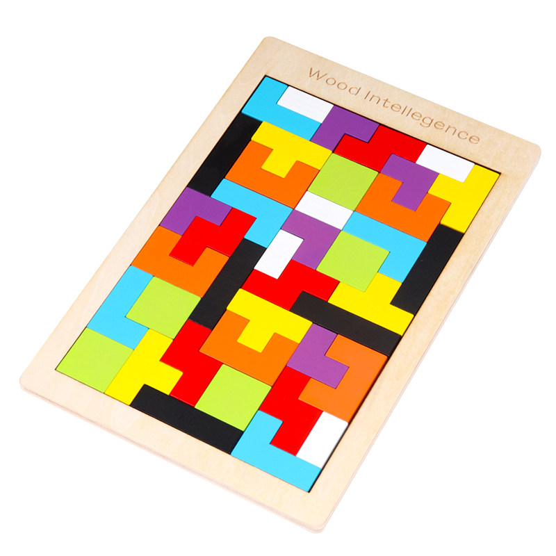 俄罗斯方块拼图儿童12346周岁智力开发玩具男女女孩拼图